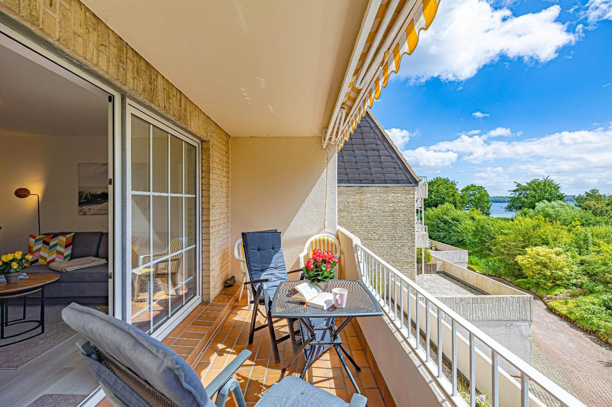 Fewo1846 - Strandresidenz Wassersleben Suedblick App 689 - Komfortables Apartment Mit Balkon Und Meerblick Harrislee Eksteriør bilde
