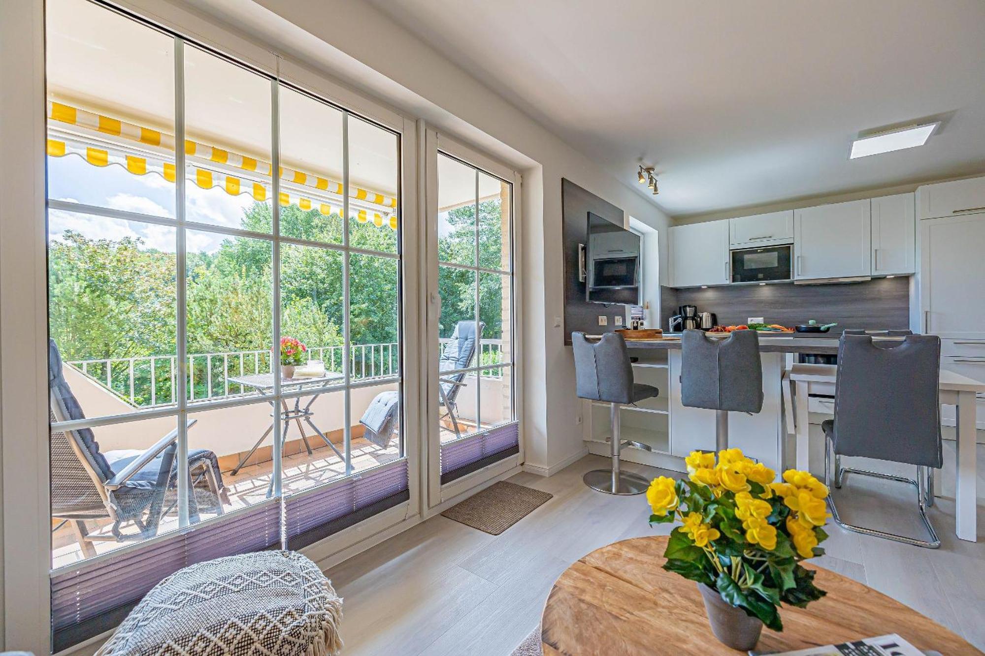 Fewo1846 - Strandresidenz Wassersleben Suedblick App 689 - Komfortables Apartment Mit Balkon Und Meerblick Harrislee Eksteriør bilde