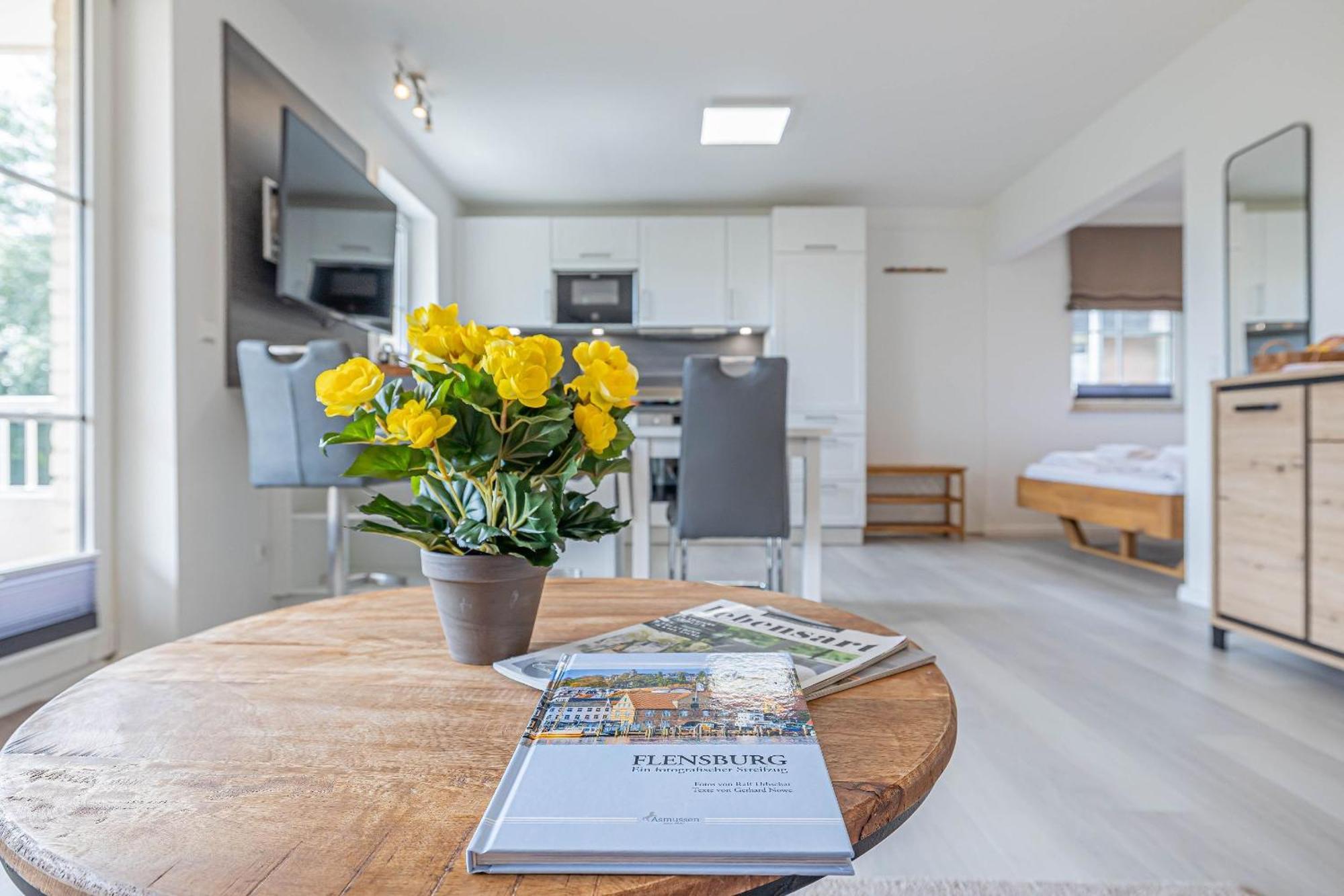 Fewo1846 - Strandresidenz Wassersleben Suedblick App 689 - Komfortables Apartment Mit Balkon Und Meerblick Harrislee Eksteriør bilde
